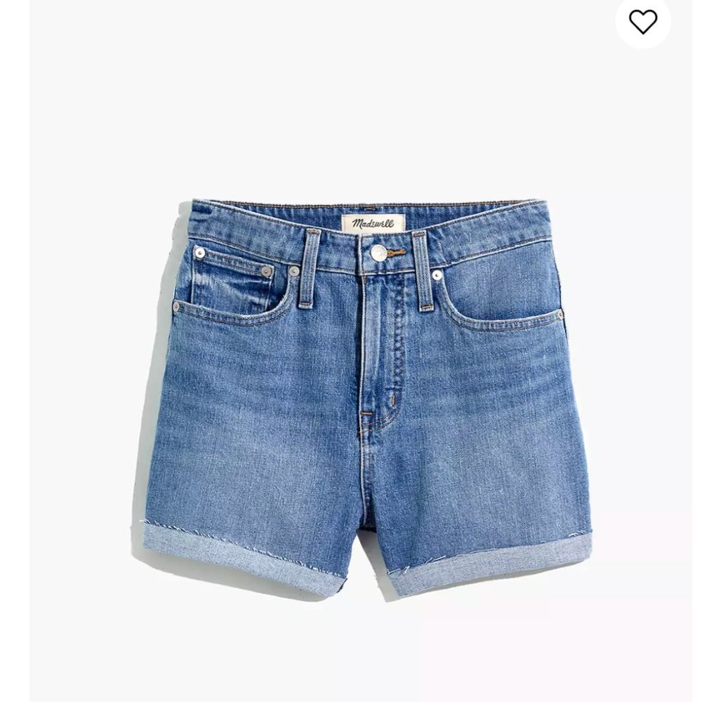 NWT Madewell Curvy High Rise Denim Shorts
